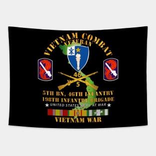 5th Bn 46th Infantry - 198th Infantry Bde w VN SVC Tapestry