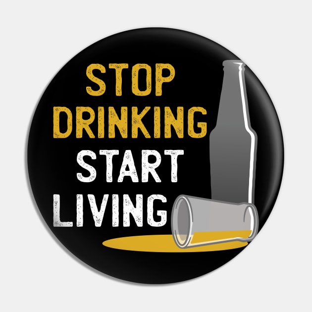 STOP DRINKING Pin by madeinchorley