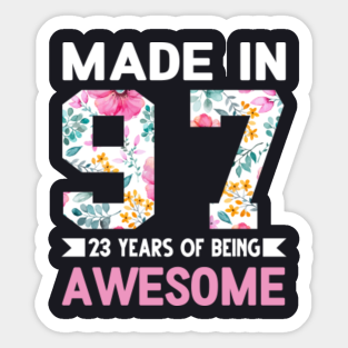 23rd Birthday Ideas Stickers Teepublic