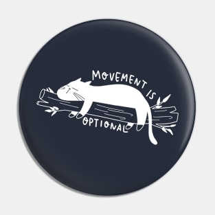 Movement is optional (white) Pin