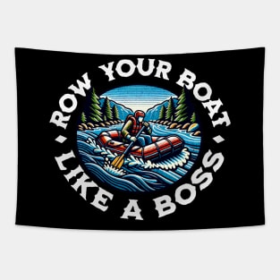 Row Your Boat Like A Boss Tapestry