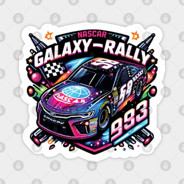 Nascar Super Galaxy Rally Magnet by elegantelite