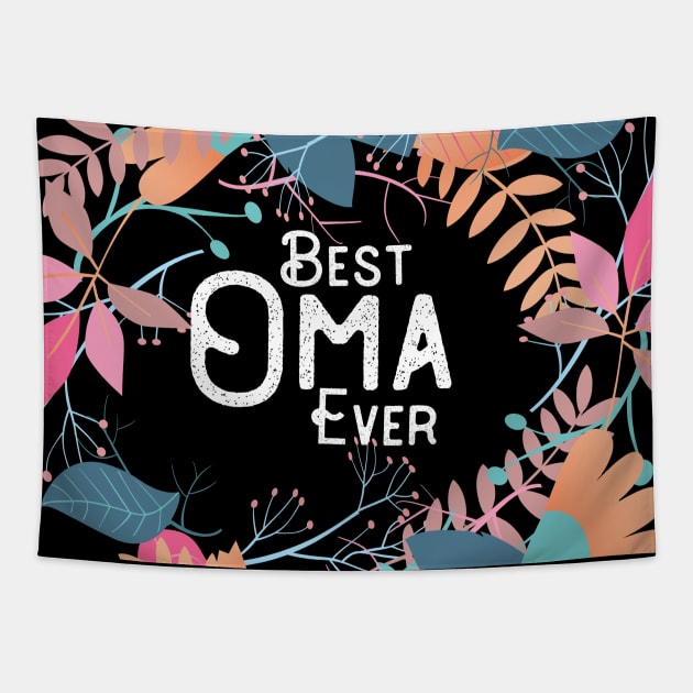 German Grandmother Best Oma Ever Tapestry by LovableDuck