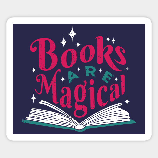 Pink and Blue Books - Books - Sticker