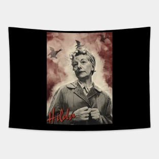 Hilda Ogden Coronation Street Inspired Design Tapestry