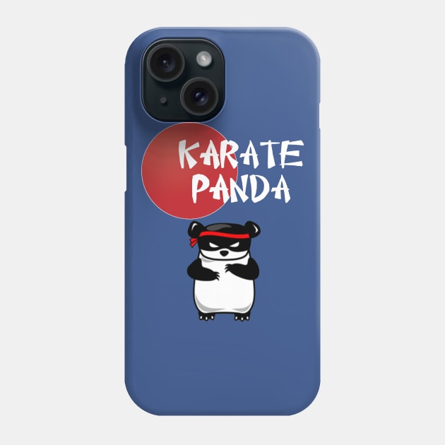 karate panda Phone Case by lilynamaste