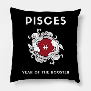 PISCES / Year of the ROOSTER Pillow