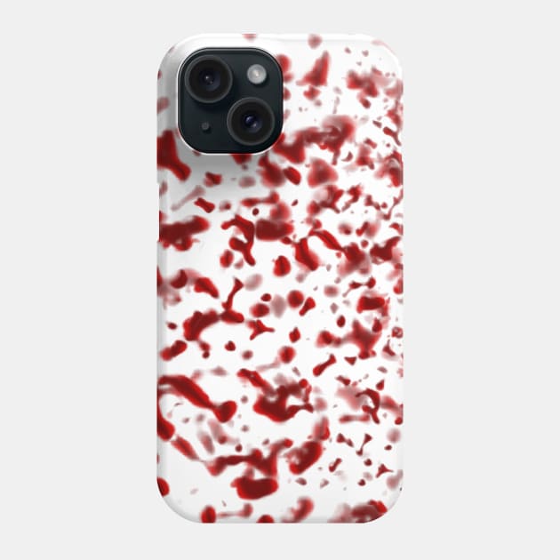 Blood Spatter Phone Case by BlakCircleGirl