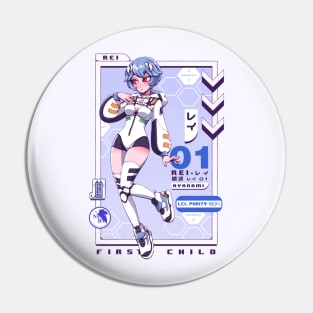 Rei Ayanami Pin