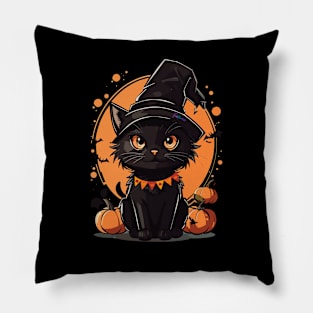 MeowWeen Halloween Pillow