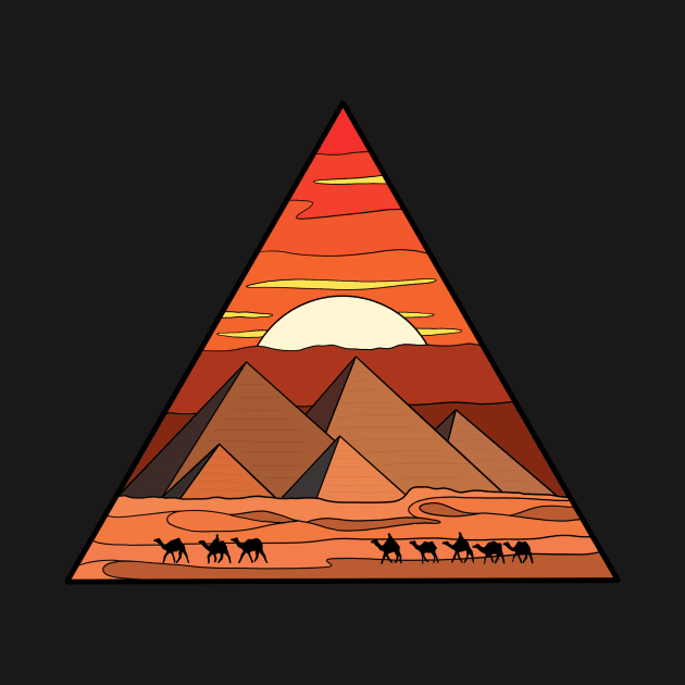 Great Pyramids by Nerdpins