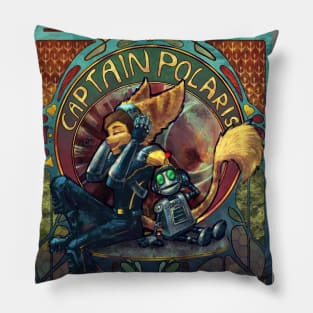 Captain Polaris - Plaisirs de Loisirs Pillow