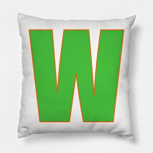 Gallant in Green: W's Defining edge Pillow