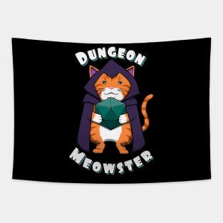 Pen and Paper Cat Tabletop Dungeon Meowster Tapestry