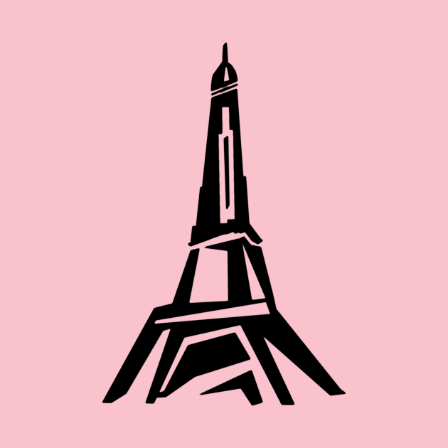 Eiffel Tower - Minimalist Design by PatrioTEEism