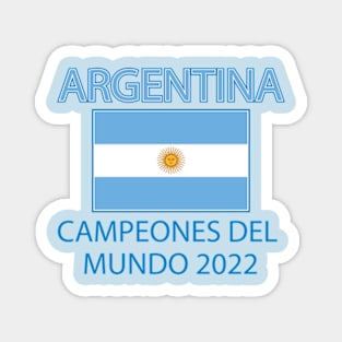 Argentina campeones del mundo 2022 world cup champions Magnet