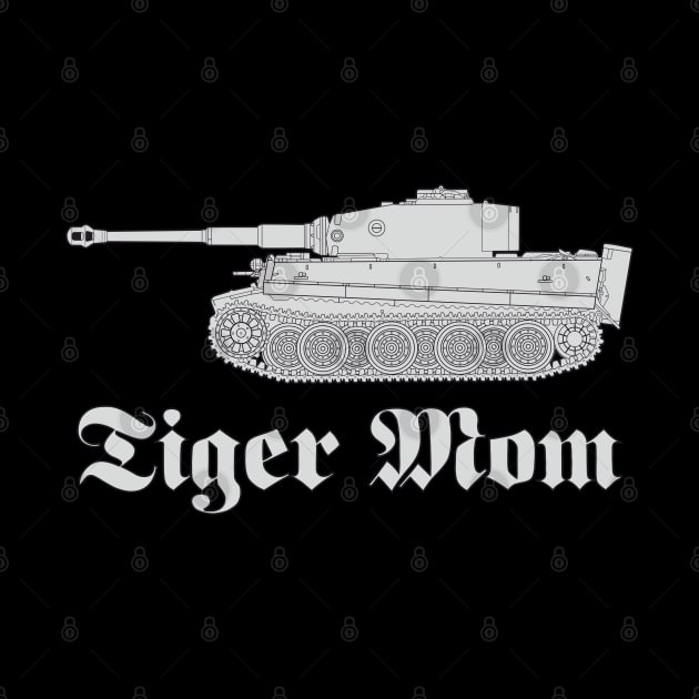 Tiger MOM and Tiger tank image side view by FAawRay