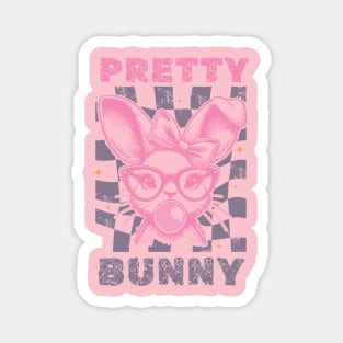 Cute Bunny Easter Design for Girls Magnet