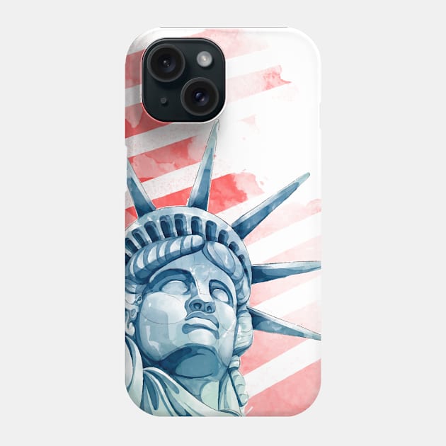 Liberty Status Phone Case by aquariart