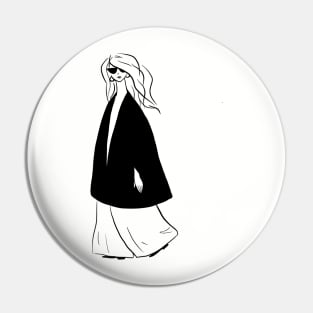 Nice artsy fashion sketch Pin