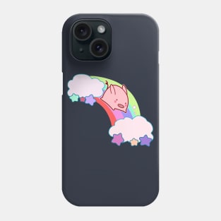 Kawaii Rainbow Pig Phone Case