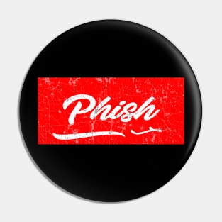 phish red vintage Pin