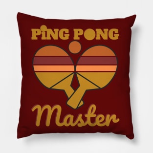 Retro Ping Pong Pillow