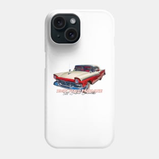 1957 Ford Fairlane 500 Sunliner Convertible Phone Case