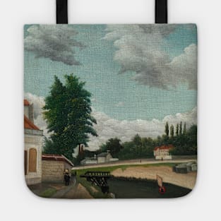 Outskirts of Paris by Henri Rousseau Tote