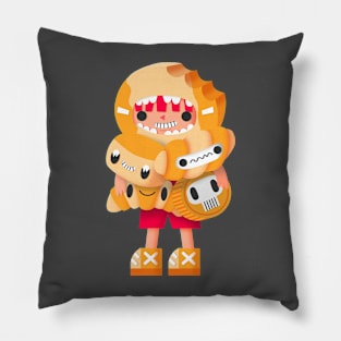 Doodle Boy DONUT FACE Pillow