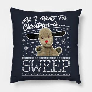 Sooty Christmas All I Want For Christmas Is Sweep Pillow