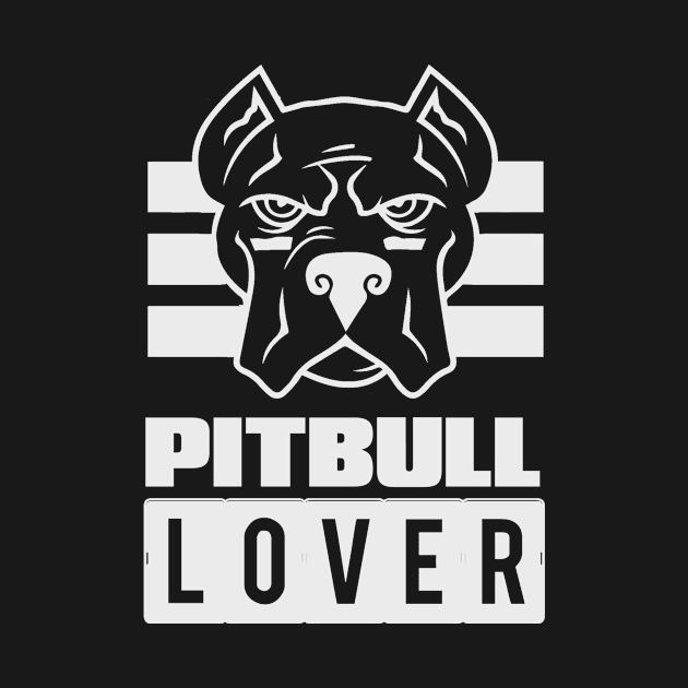 Pitbull Lover (Silver) by helloshirts