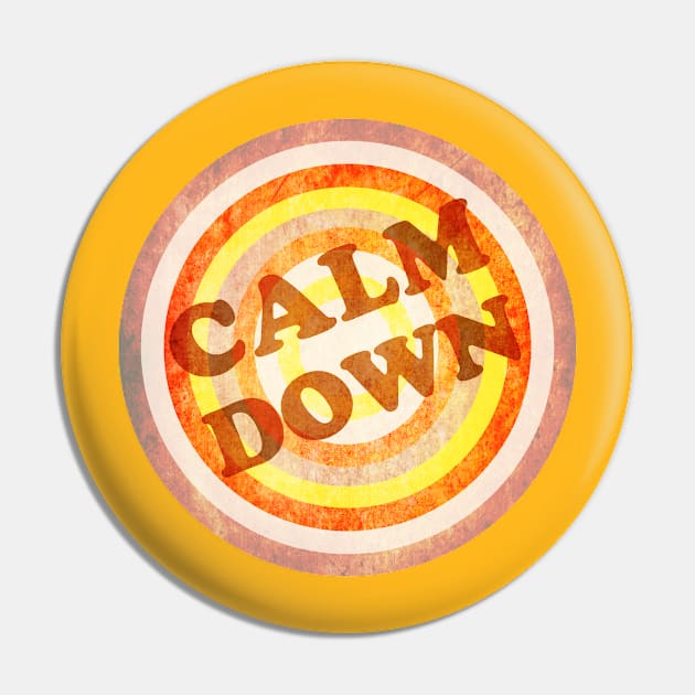 Calm Down Pin by karutees