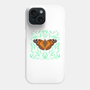 American Painted Lady - Charcoal Phone Case