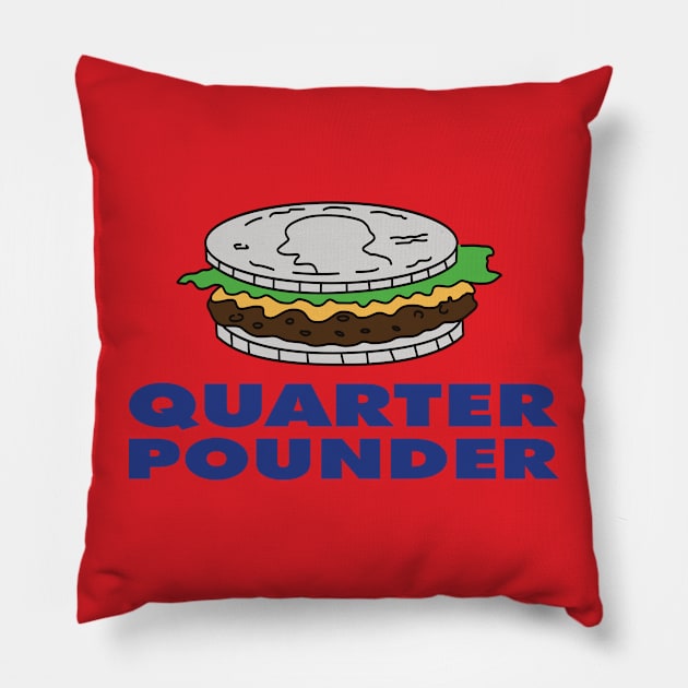 Quarter Pounder Pillow by saintpetty