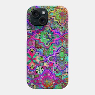 Bohemian hippie boho tie dye design Phone Case