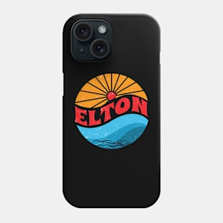 Graphic Lovely Elton Name Flowers Vintage Classic Styles Phone Case