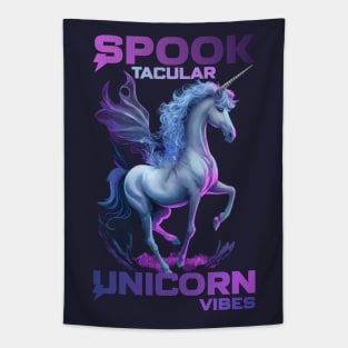 halloween unicorn Tapestry