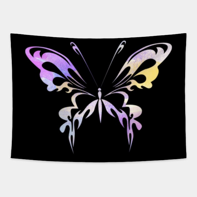 Watercolor Butterfly Insects Science Gift Tapestry by twizzler3b