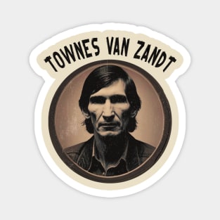 Townes Van Zandt Vintage Magnet