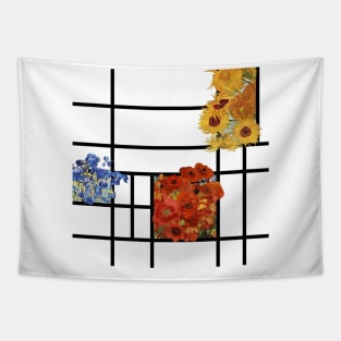 When Van Gogh meets Mondrian Tapestry