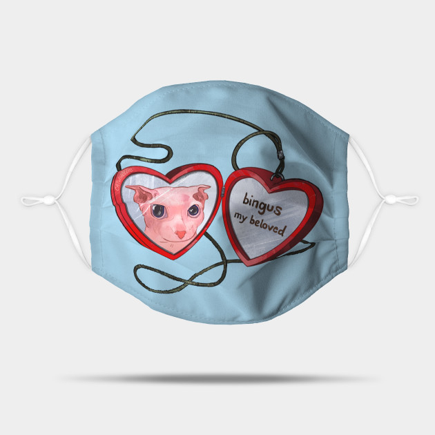 Bingus My Beloved Bingus Cat Mask Teepublic