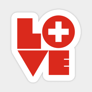 Show your LOVE for Switzerland Magnet