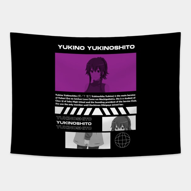 Yukino Yukinoshita -  Yahari Ore no Seishun Love Come wa Machigatteiru Tapestry by Araki Shop