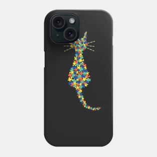 Autism Awareness For Cat Lovers Phone Case