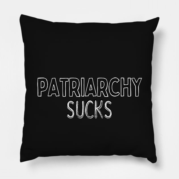 Patriarchy Sucks Pillow by DankFutura