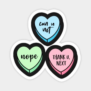 Valentine’s Day Candy Conversation Hearts Sassy Magnet