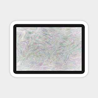 Colourful Random abstract background pattern Magnet