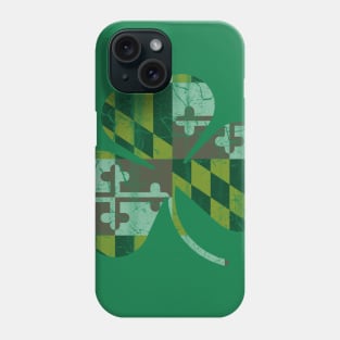 State Flag of Maryland Flag Shamrock Phone Case