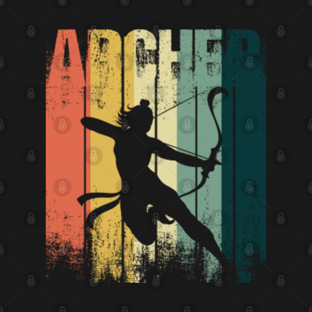 Discover Bowman Archers Arrows Bows Target Shooting Gift Vintage Archery ArcherFunny - Archery - T-Shirt